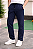 Calça de moletom feminina 3 cabos azul marinho - Imagem 1