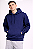 moletom canguru com capuz 3 cabos azul marinho - Imagem 1