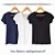 kit 3 blusas de viscose decote V - Imagem 5