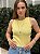 regata feminina amarelo claro - Imagem 6