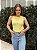 regata feminina amarelo claro - Imagem 8