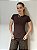 BLUSA POLIAMIDA COR MARROM CACAU - Imagem 5
