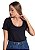 BLUSA DECOTE CANOA HELENA PRETA - Imagem 1
