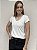 blusa tech modal decote V cor branca - Imagem 6