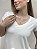 blusa tech modal decote V cor branca - Imagem 5