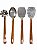CONJUNTO 4 TALHERES AÇO INOX ROSE - Imagem 1
