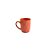 CANECA DE PORCELANA DIAMOND COLOR LARANJA - Imagem 1