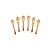 MINI COLHER DE BAMBU COM 6 UNIDADES 9,5 CM - Imagem 2