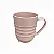 CANECA FIBRA DE BAMBU EPP ROSA  400ML - Imagem 1