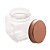 POTE VIDRO BOROSSILICATO COM TAMPA DE METAL ROSE GOLD - Imagem 2