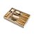 FAQUEIRO 24 PEÇAS AÇO INOX BAMBU DOURADO COM CAIXA - Imagem 6