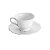 CONJUNTO 6 XÍCARAS CHÁ PORCELANA PORCELANA  ALTO RELEVO - Imagem 2