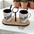 CONJUNTO 2 CANECAS PARA CAFÉ COM SUPORTE BAMBU MOLDURA DE METAL - Imagem 3