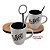 CONJUNTO 2 CANECAS PARA CAFÉ COM SUPORTE BAMBU MOLDURA DE METAL - Imagem 4