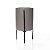 CACHEPOT CINZA COM SUPORTE EM METAL G - Imagem 1