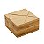 SALEIRO DE BAMBU NATURAL QUADRADO 13CM - Imagem 1