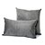 CAPA DE ALMOFADA BAGUETE VELFIT CINZA - Imagem 1