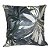 CAPA DE ALMOFADA VELFIT FOLHAS PRETAS - Imagem 1