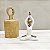 ESTATUETA DECORATIVA MULHER FAZENDO YOGA - Imagem 1