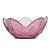 BOWL DE CRISTAL MARTELADO COM BORDA DOURADA FLOR ROSA - Imagem 4