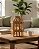 LANTERNA DECORATIVA EM BAMBU 21CM X 21CM X 36CM - Imagem 1