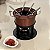 CONJUNTO FONDUE  INOX VINHO FOSCO 10 PEÇAS - Imagem 4