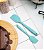 ESPATULA DE SILICONE DUPLO RETA PAO DURO TIFFANY - Imagem 3