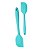 ESPATULA DE SILICONE DUPLO RETA PAO DURO TIFFANY - Imagem 2