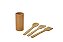 KIT UTENSÍLIOS DE BAMBU 4 PEÇAS - Imagem 2
