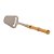 ESPÁTULA PARA QUEIJO DE AÇO INOX COM CABO DE PLÁSTICO BAMBU NATURAL 20cm - Imagem 2