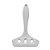 ESPÁTULA DE SILICONE CINZA VAZADA 28,5CM - Imagem 2