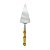 ESPÁTULA PARA BOLO DE AÇO INOX COM CABO DE PLÁSTICO BAMBU NATURAL LUXO 28cm - Imagem 2