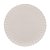 CONJUNTO 2 PRATOS RASO DE PORÇELANA PÉTALA BRANCO 25 cm - Imagem 2