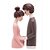 ESTATUETA CASAL DECORATIVO GESTANTE DE RESINA - Imagem 2