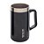 CANECA TÉRMICA DE AÇO PARA CERVEJA INOX PRETA 500ml - Imagem 1