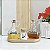 KIT GALHETEIRO AZEITE VINAGRE SAL E BANDEJA DE BAMBU 300 ML - Imagem 3