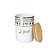 POTE DE PORCELANA LOVE DECORADO COM TAMPA DE BAMBU - Imagem 1