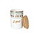POTE DE PORCELANA LOVE DECORADO COM TAMPA DE BAMBU - Imagem 4