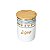 POTE DE PORCELANA LOVE DECORADO COM TAMPA DE BAMBU - Imagem 7