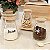 KIT 3 POTE PERSONALIZADO GLASS TAMPA DE BAMBU - Imagem 1