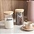 KIT CAFÉ DOIS POTES DE VIDRO E BAMBU - Imagem 2