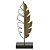 FOLHA DECORATIVA DE METAL E MADEIRA 36 CM - Imagem 1