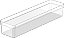 ORGANIZADOR DE GAVETAS CLEAR MULTIUSO 30X7,5CM - Imagem 1