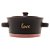 MINI CAÇAROLA CERÂMICA LOVE PRETO E ROSA 16 CM - Imagem 3