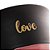 MINI CAÇAROLA CERÂMICA LOVE PRETO E ROSA 16 CM - Imagem 5