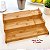 RACK ORGANIZADOR EXTENSÍVEL TRÊS NÍVEIS DE BAMBU 22x22x8,5 - Imagem 2