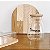 POTE PERSONALIZADO GLASS TAMPA DE BAMBU DAMASCO 1,1 L - Imagem 2