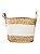 CESTA DE ALGODÃO E FIBRAS NATURAIS 39 CM - Imagem 3