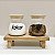 KIT 2 POTES GLASS COM TAMPA DE BAMBU E BANDEJA 700 ML - Imagem 2