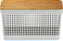 CESTO GRID TAMPA DE BAMBU 8 L BEGE - Imagem 4